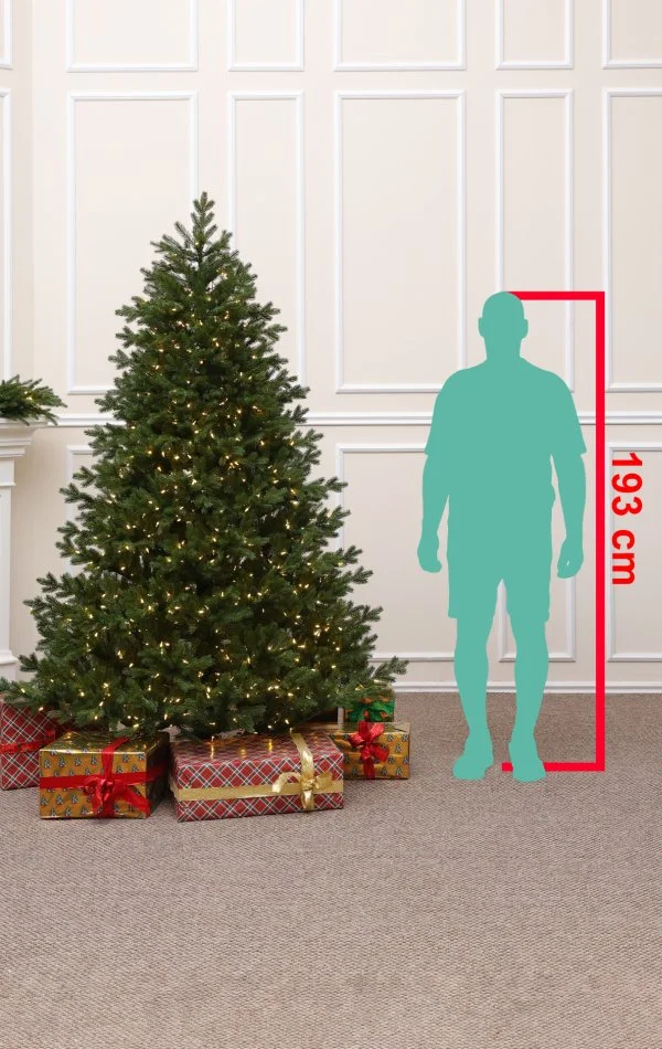 Künstlicher Weihnachtsbaum wie echt 230 cm-Grandis Fir