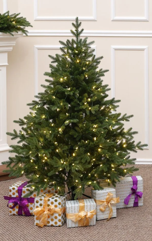 Künstlicher Weihnachtsbaum mit 300 Dual Led-150 cm Alpine Fraser