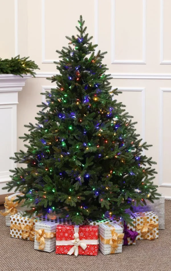 Künstlicher Weihnachtsbaum mit 450 Dual Led-180 cm Alpine Fraser
