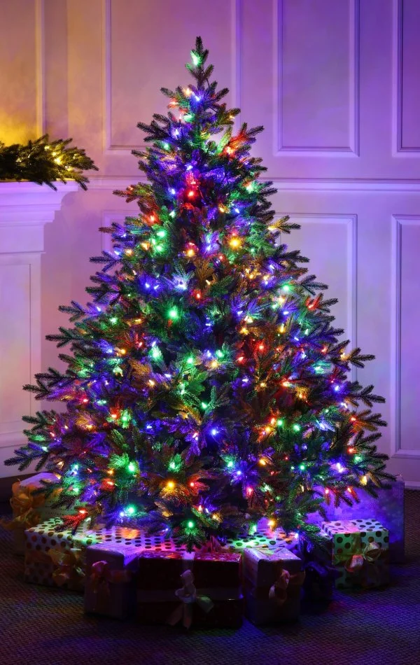 Künstlicher Weihnachtsbaum mit 450 Dual Led-180 cm Alpine Fraser