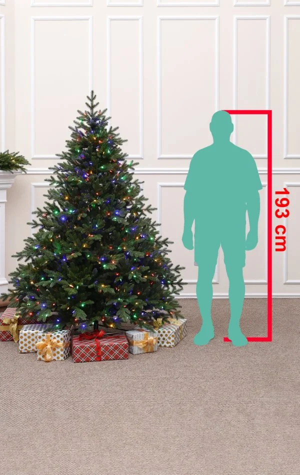 Künstlicher Weihnachtsbaum mit 550 Dual Led-210 cm Alpine Fraser