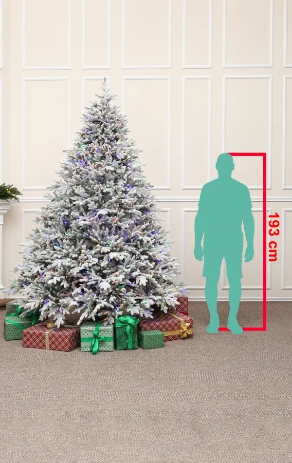 Tannenbaum mit Schnee 270 cm-Alpine Fraser Snowy