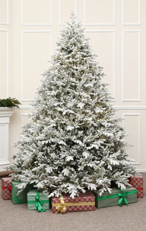 Brad artificial Full 3D cu zapada-1300 LED-300 cm Alpine Fraser Snowy