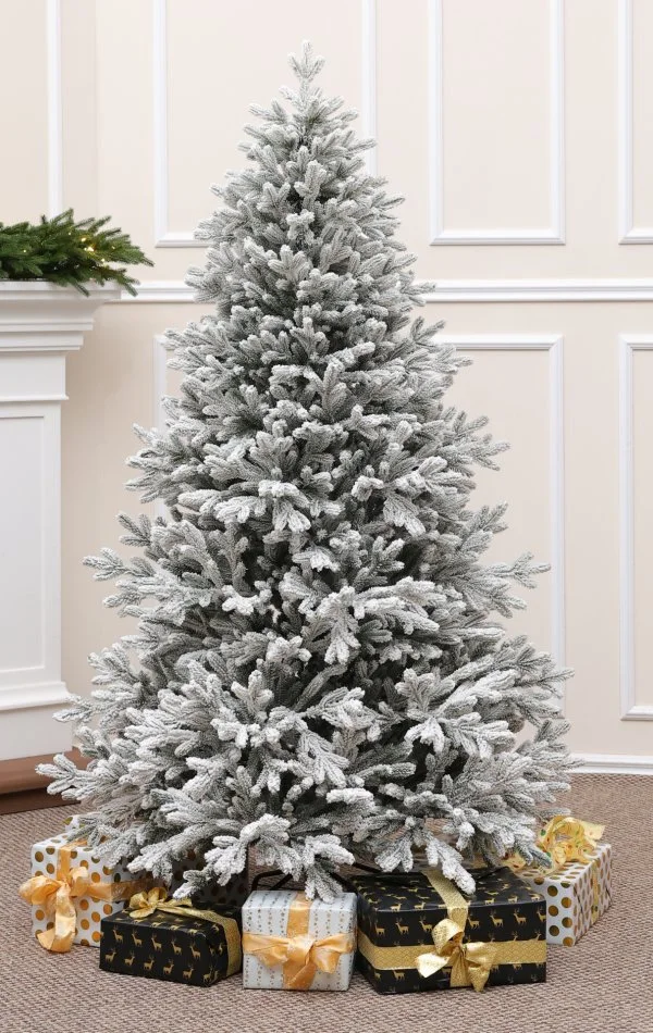 Spritzguss Weihnachtsbaum mit Schnee 180 cm-Balsam Fir Snowy