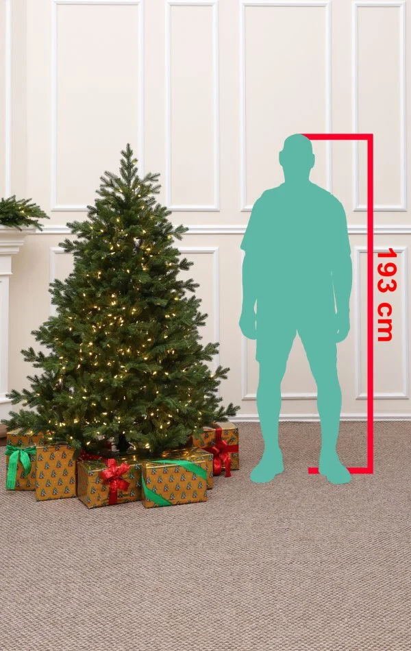 Spritzguss Weihnachtsbaum 650 LED-180 cm-Grandis Fir