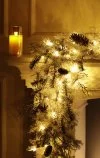 Weihnachtsgirlande mit Schnee 100 LED-270 cm-Winter Dreams