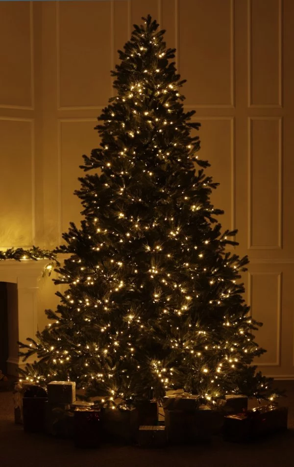 Brad artificial de lux Full 3D Black Hill Spruce 365 cm-2000 LED, brad monumental pentru spatii festive