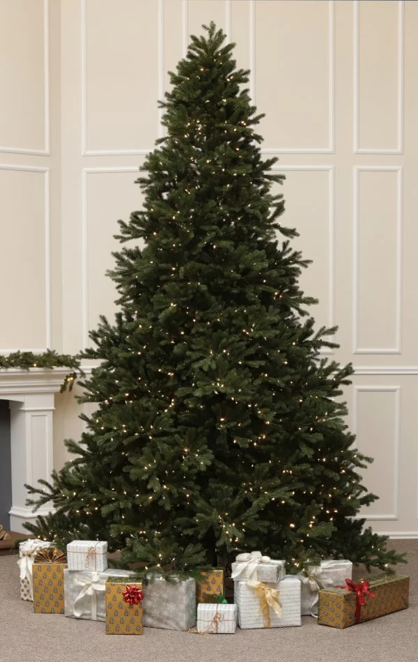 Brad artificial de lux Full 3D Black Hill Spruce 365 cm-2000 LED, brad monumental pentru spatii festive