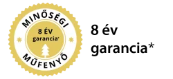 8 év garancia