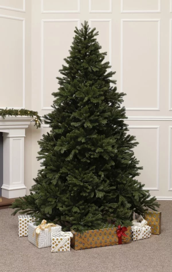 Brad artificial de lux cu ace Full 3D Black Hill Spruce 260 cm-formă naturală si impunătoare