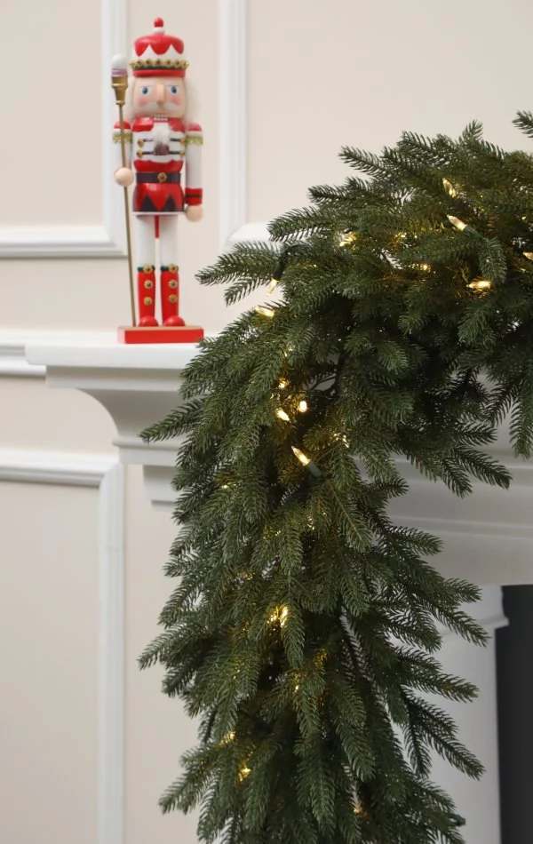 Weihnachtsgirlande 200 LED-270 cm-extra dicht und breit-Holly Jolly