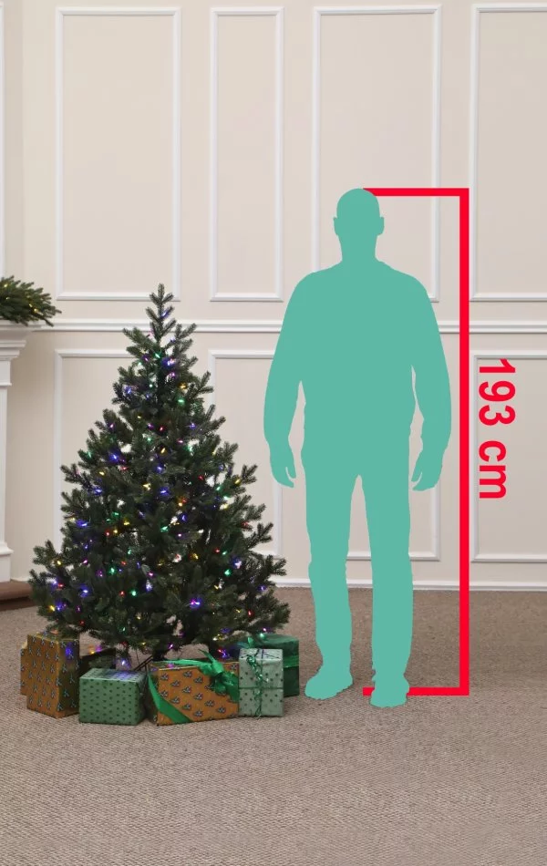 Spritzguss Weihnachtsbaum 250 LED-150 cm-Sherwood Spruce