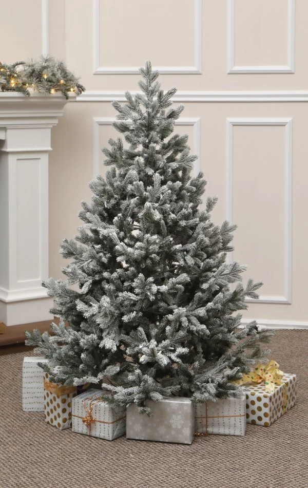 Künstlicher Weihnachtsbaum mit Schnee 150 cm-The Snowy Dream